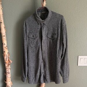 Eddie Bauer Charcoal Textured Shirt